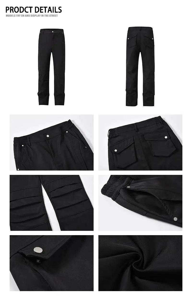 Black Waterproof Cargo Pants