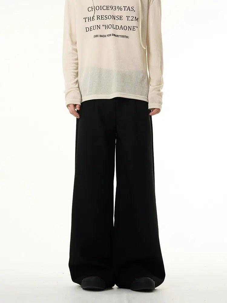 Black Wide-leg Jeans