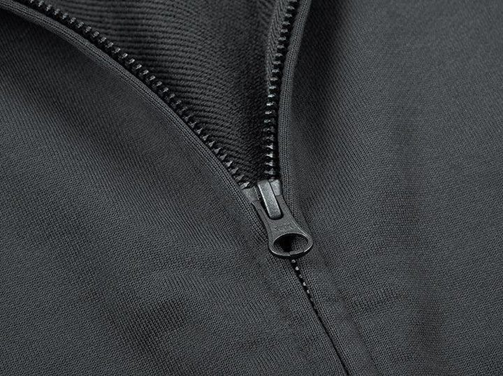 Blank Zip-up Hooded Hoodies