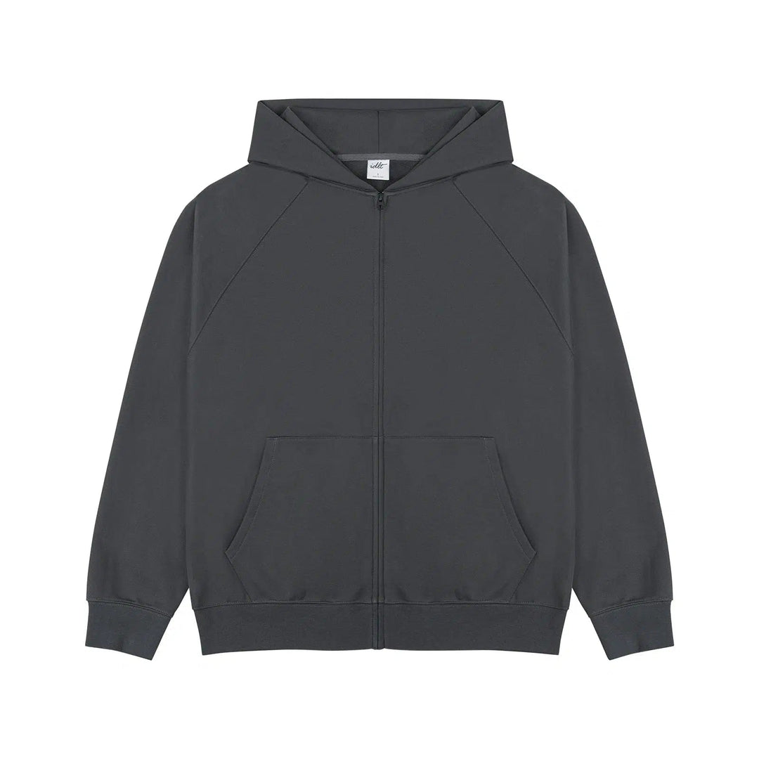 Blank Zip-up Hooded Hoodies