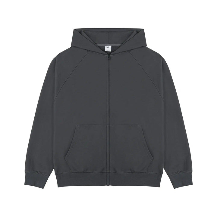 Blank Zip-up Hooded Hoodies