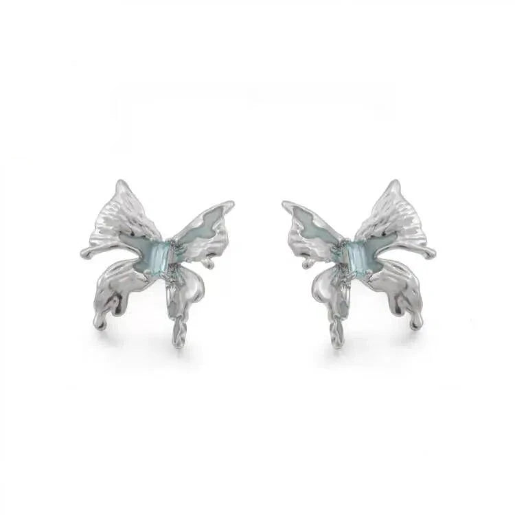 Blue Butterfly Earrings