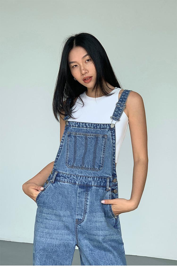 Blue Denim Overalls