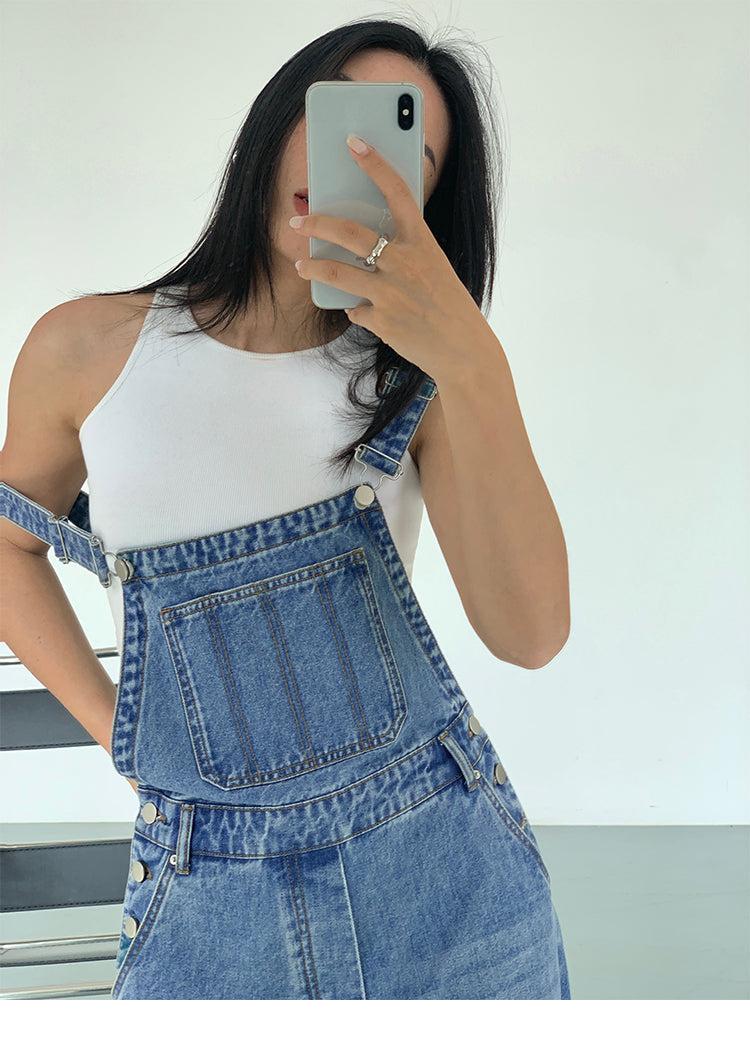 Blue Denim Overalls