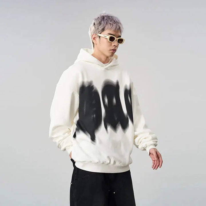 Blurred Phantom Print Sweatshirt