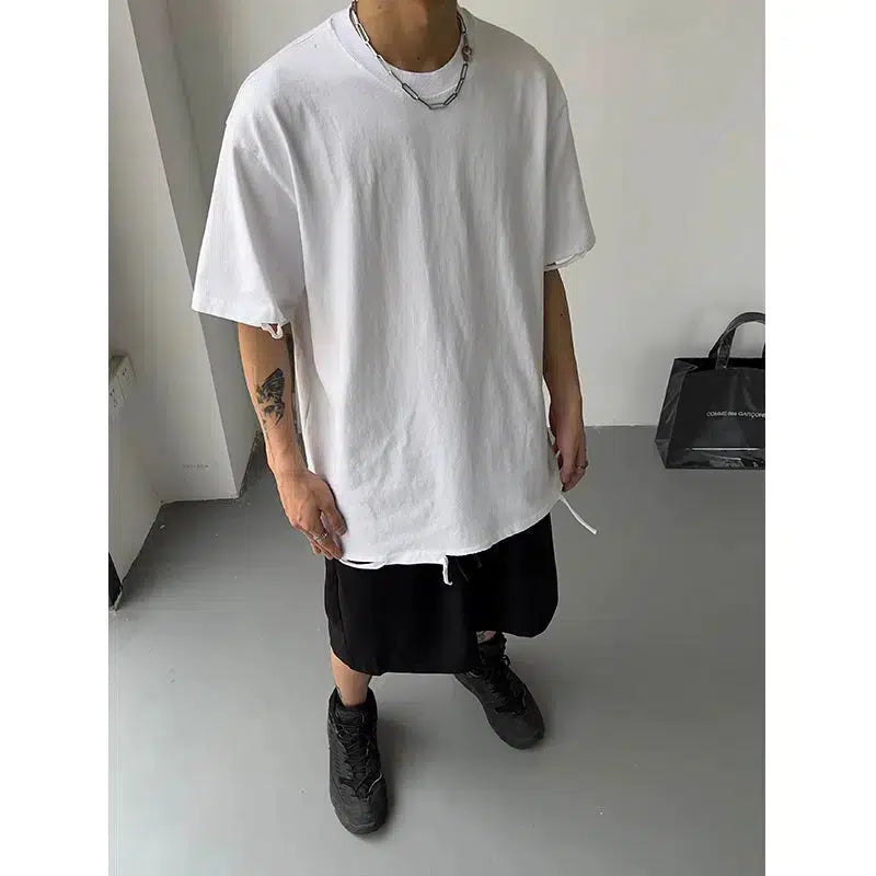 Bottoming Oversized Cotton T-Shirt