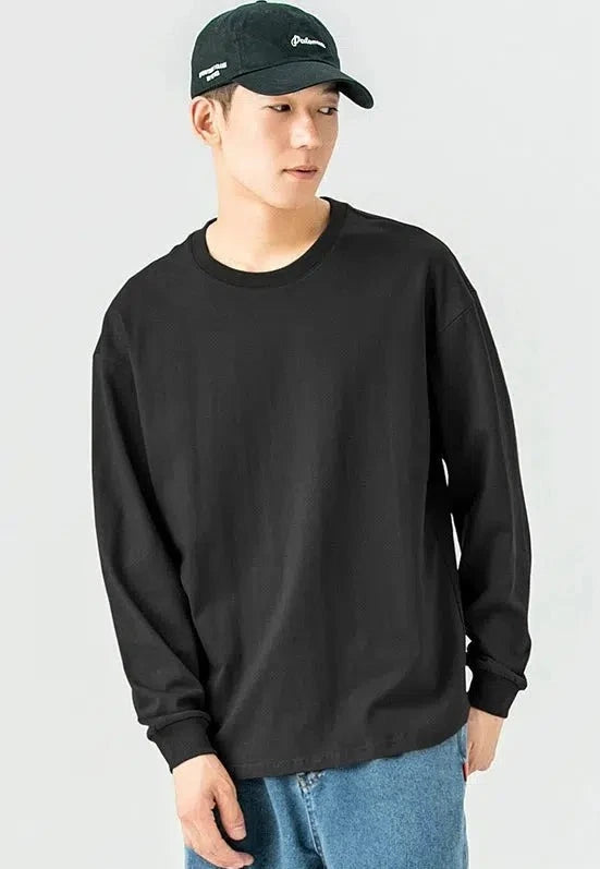 Bottoming Solid Color Long Sleeve T-shirt