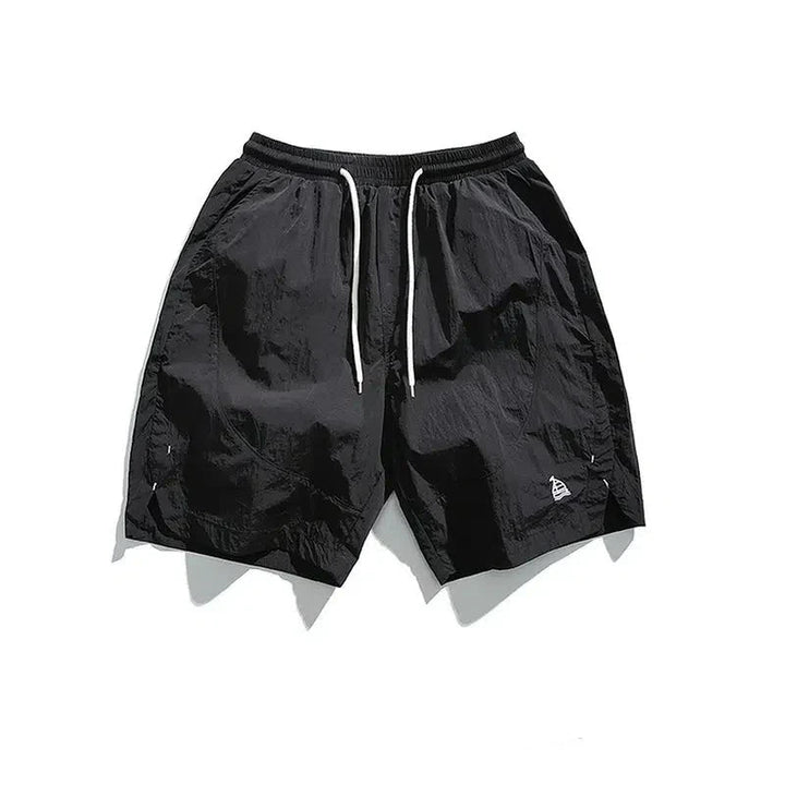 Breathable Elastic Waist Casual Shorts