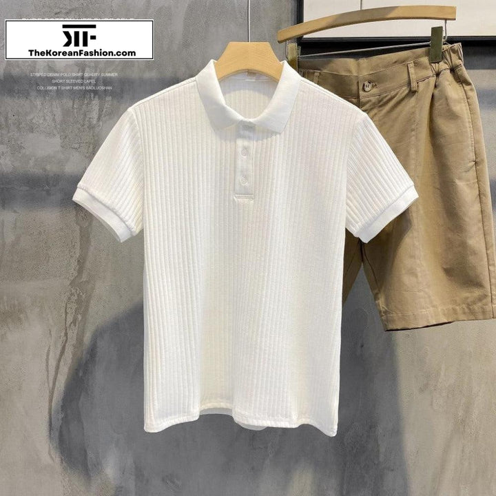 Breathable Lapel Polo T-Shirt