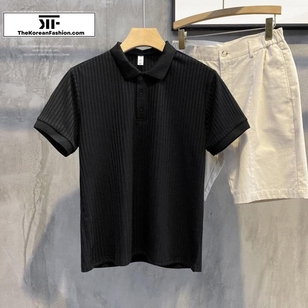 Breathable Lapel Polo T-Shirt