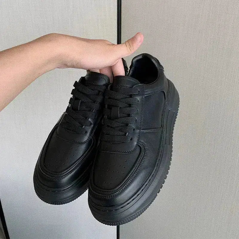 Breathable Leather Sneakers