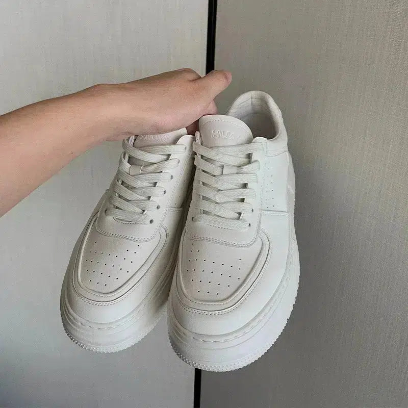 Breathable Leather Sneakers