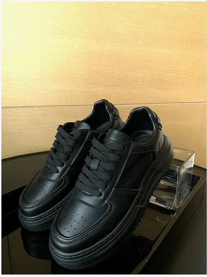 Breathable Leather Sneakers