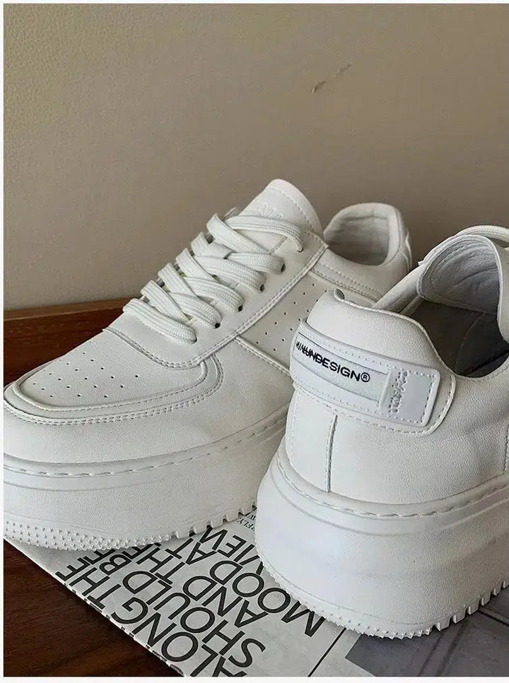 Breathable Leather Sneakers