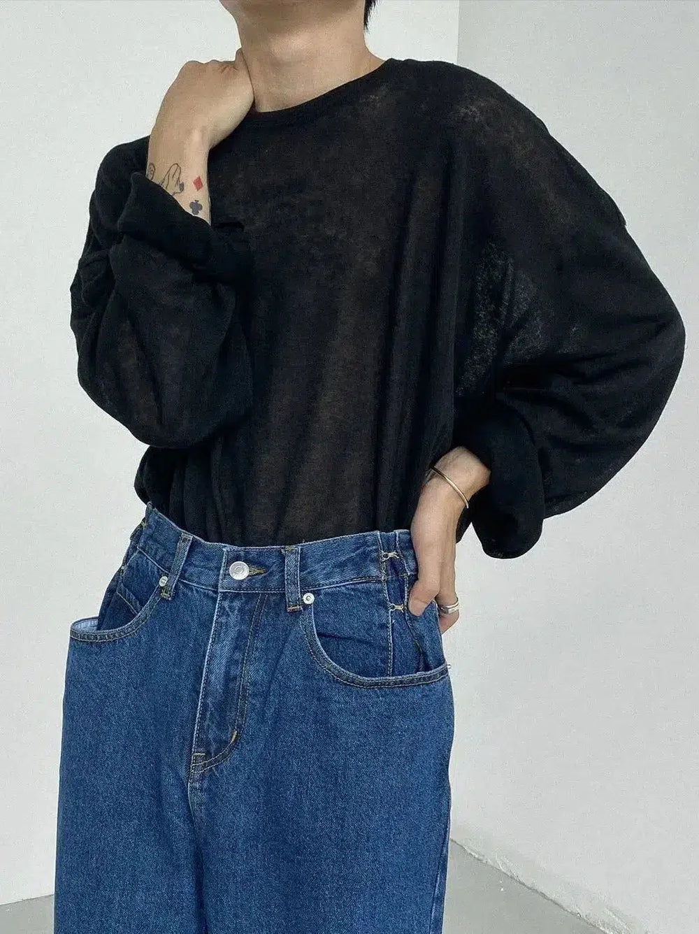 Breathable Oversized Pullover Shirt