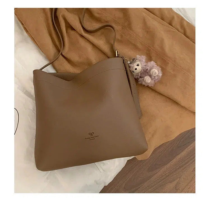 Brown Leather Shoulder Bag