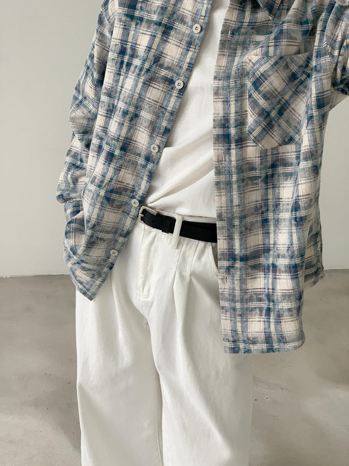 Brushed Cotton Plaid Shirt