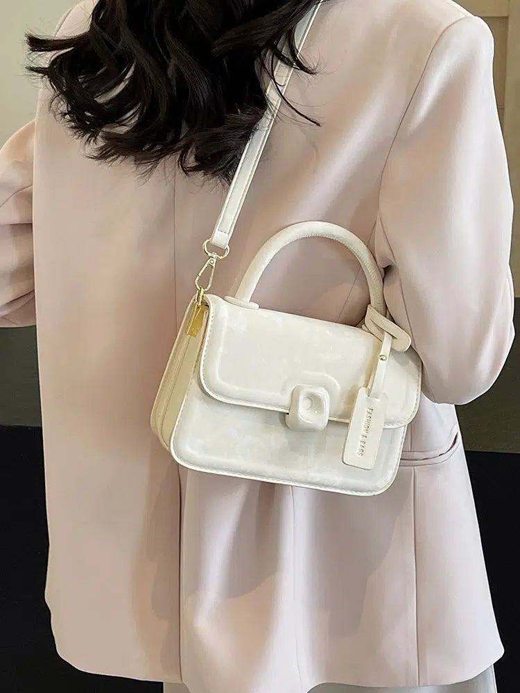 Buckle All-match Crossbody Handbag