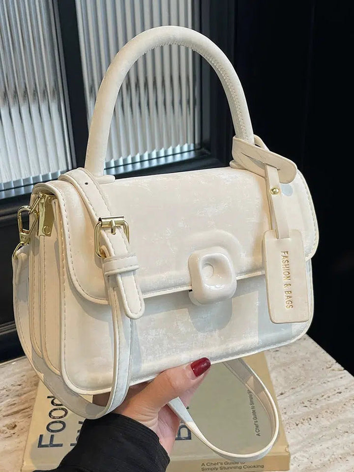 Buckle All-match Crossbody Handbag