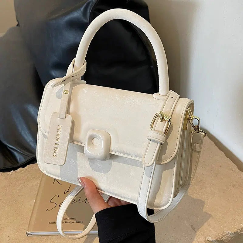 Buckle All-match Crossbody Handbag