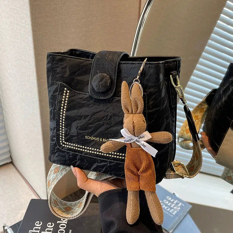 Bunny Keychain Stylish Handbag