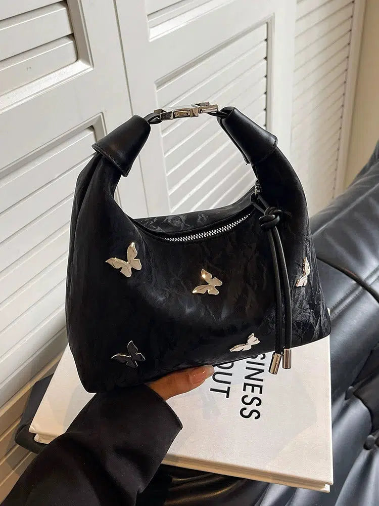 Butterfly Embellished Handbag