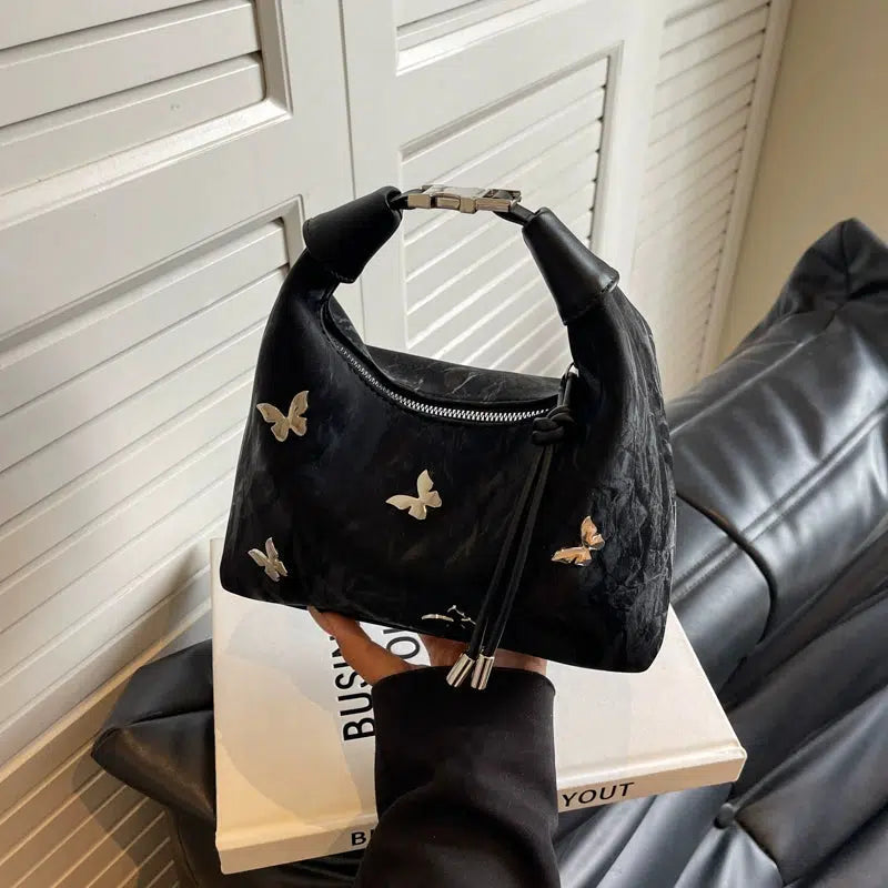 Butterfly Embellished Handbag