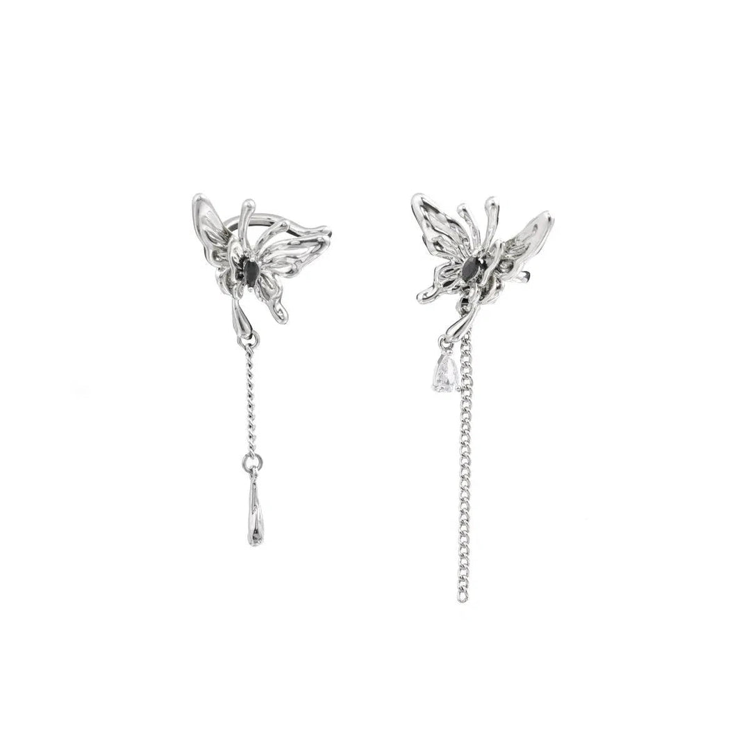 Butterfly Tassel Ear Clips