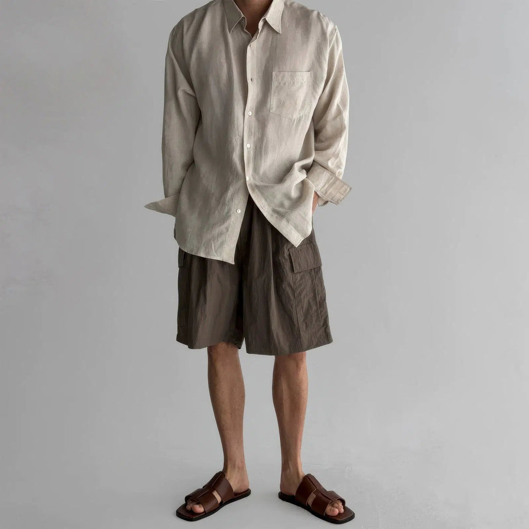 Button-down Linen Shirt