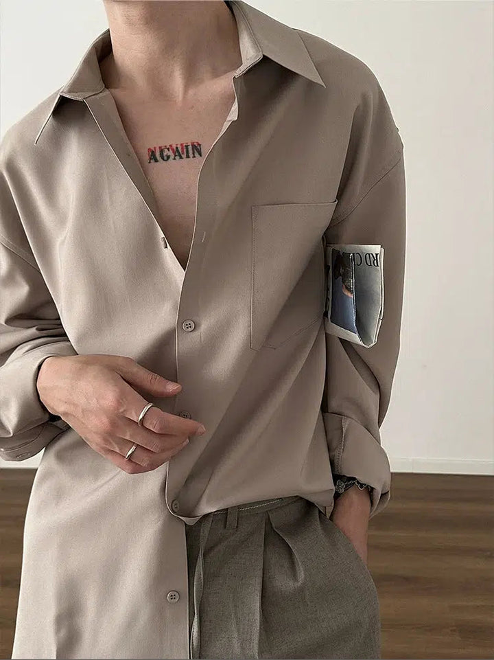 Button-up Long Sleeve Shirt