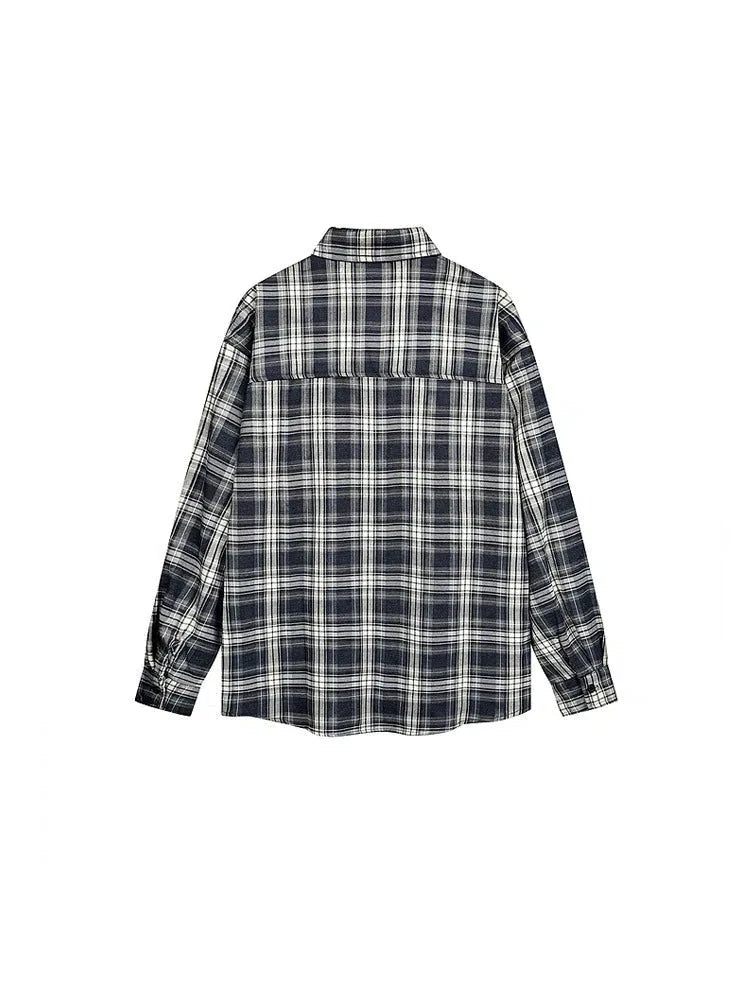 Button-up Plaid Shirt