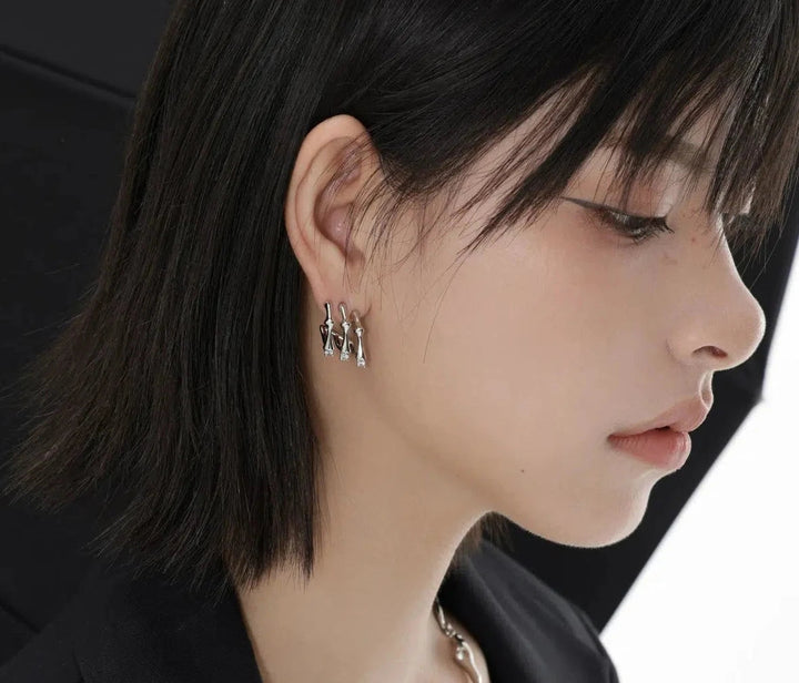 C-ring Earrings