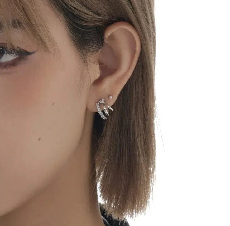 C-ring Earrings