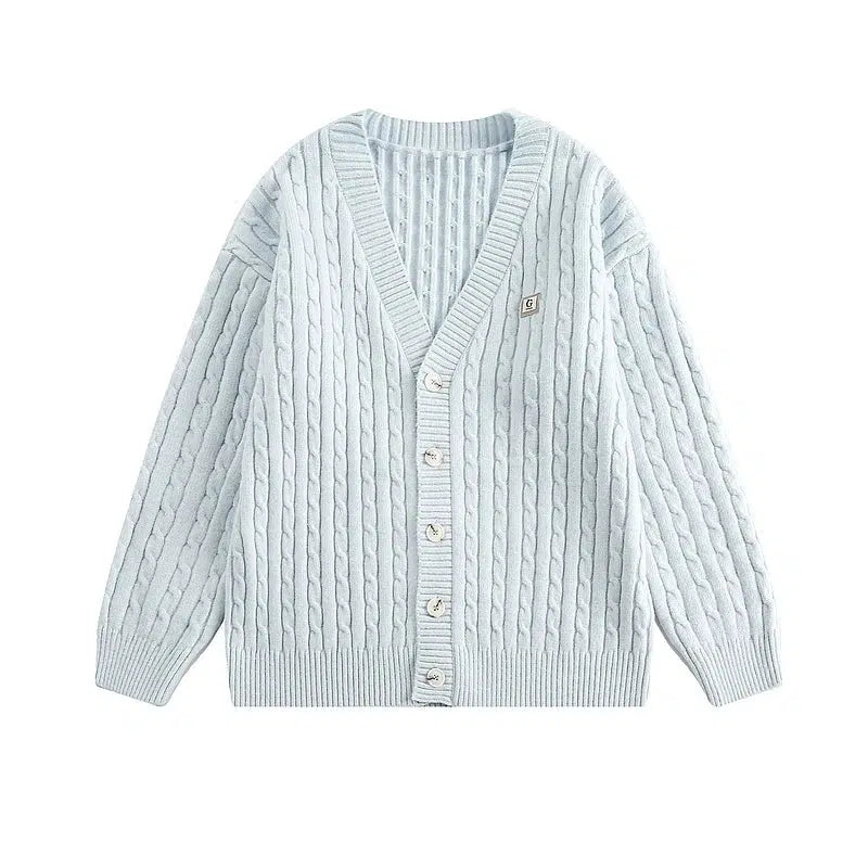 Cable Knit Cardigan Sweater