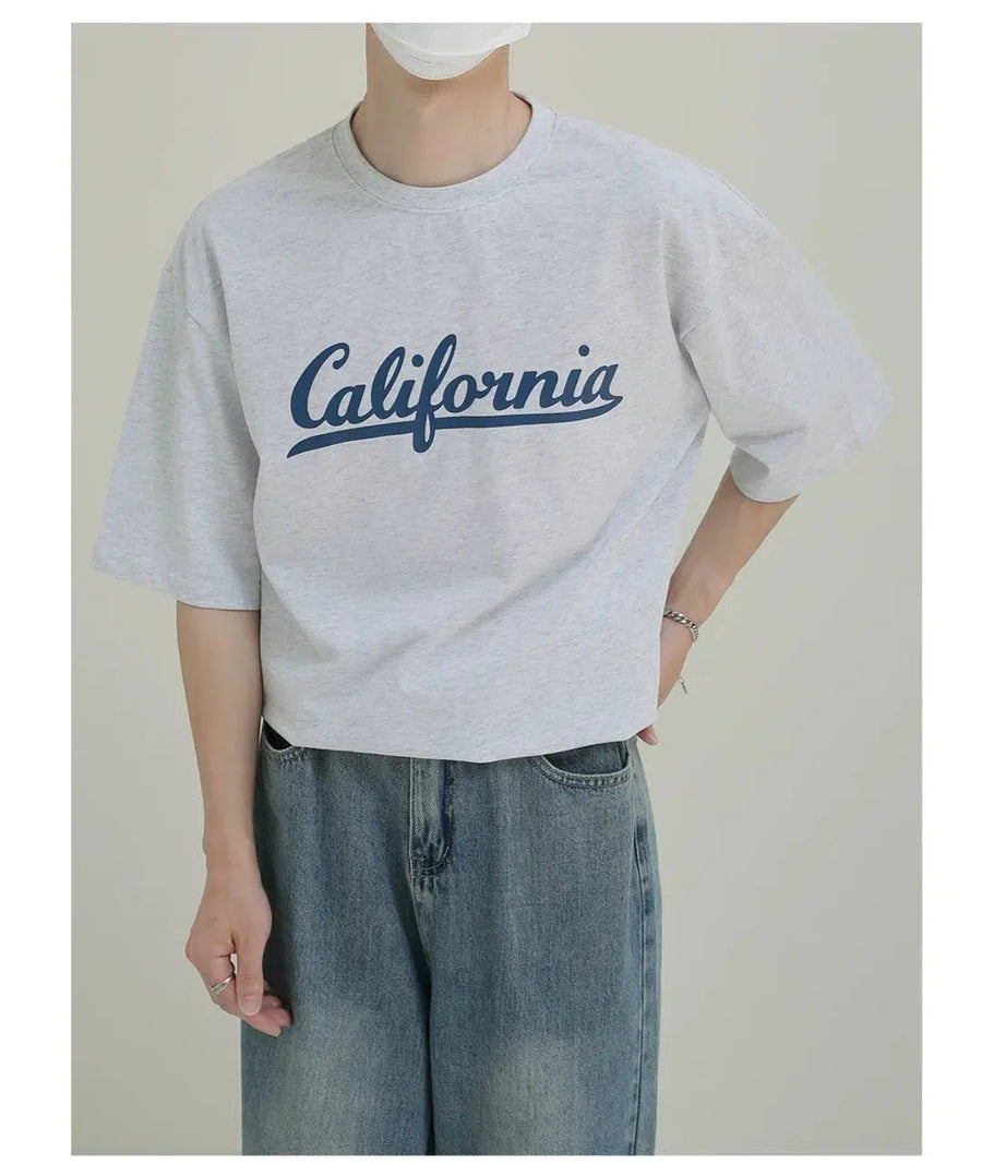 California Graphic Print T-shirt