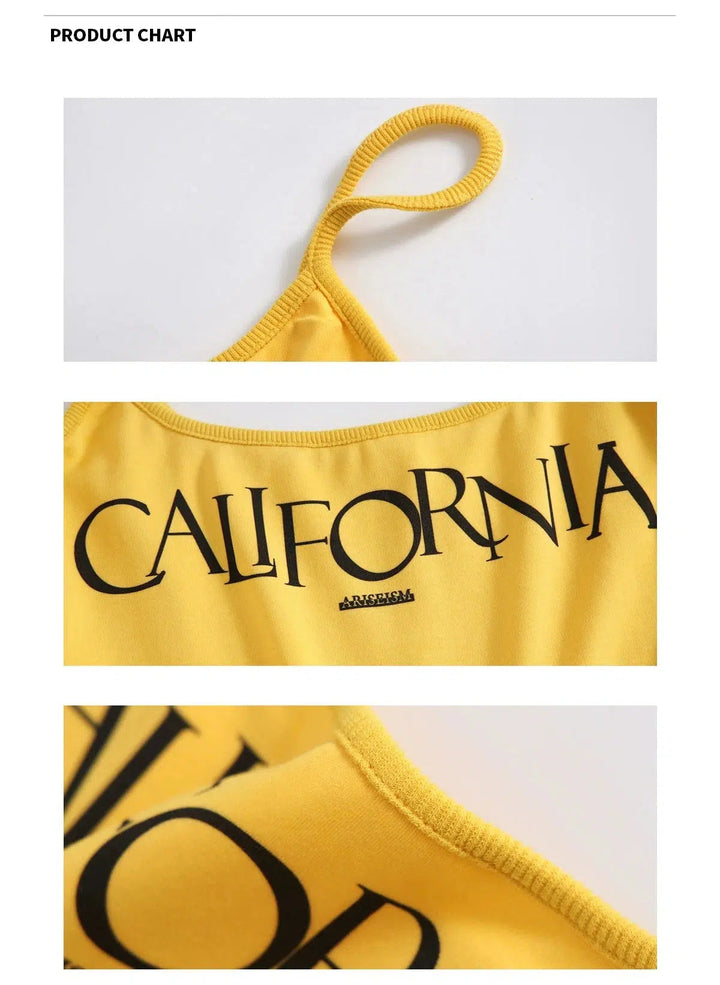 California Graphic Slim-Fit Tank Top