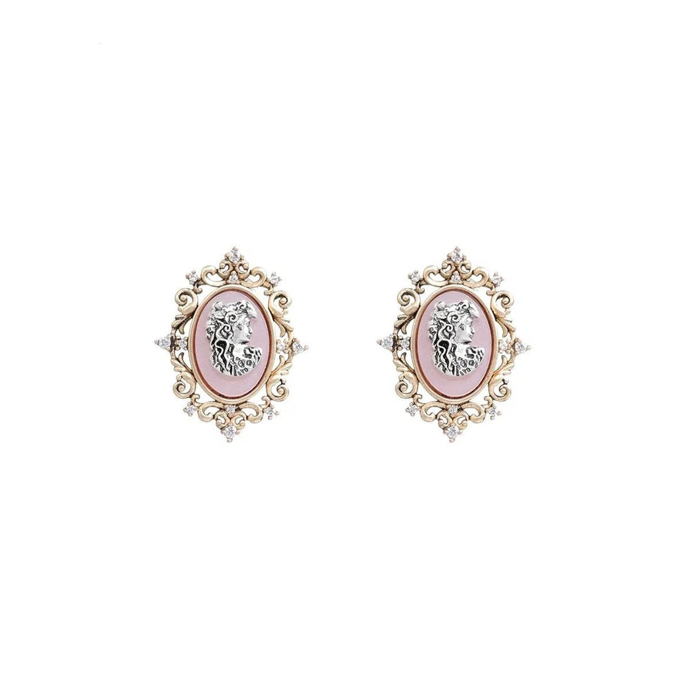 Cameo Stud Earrings