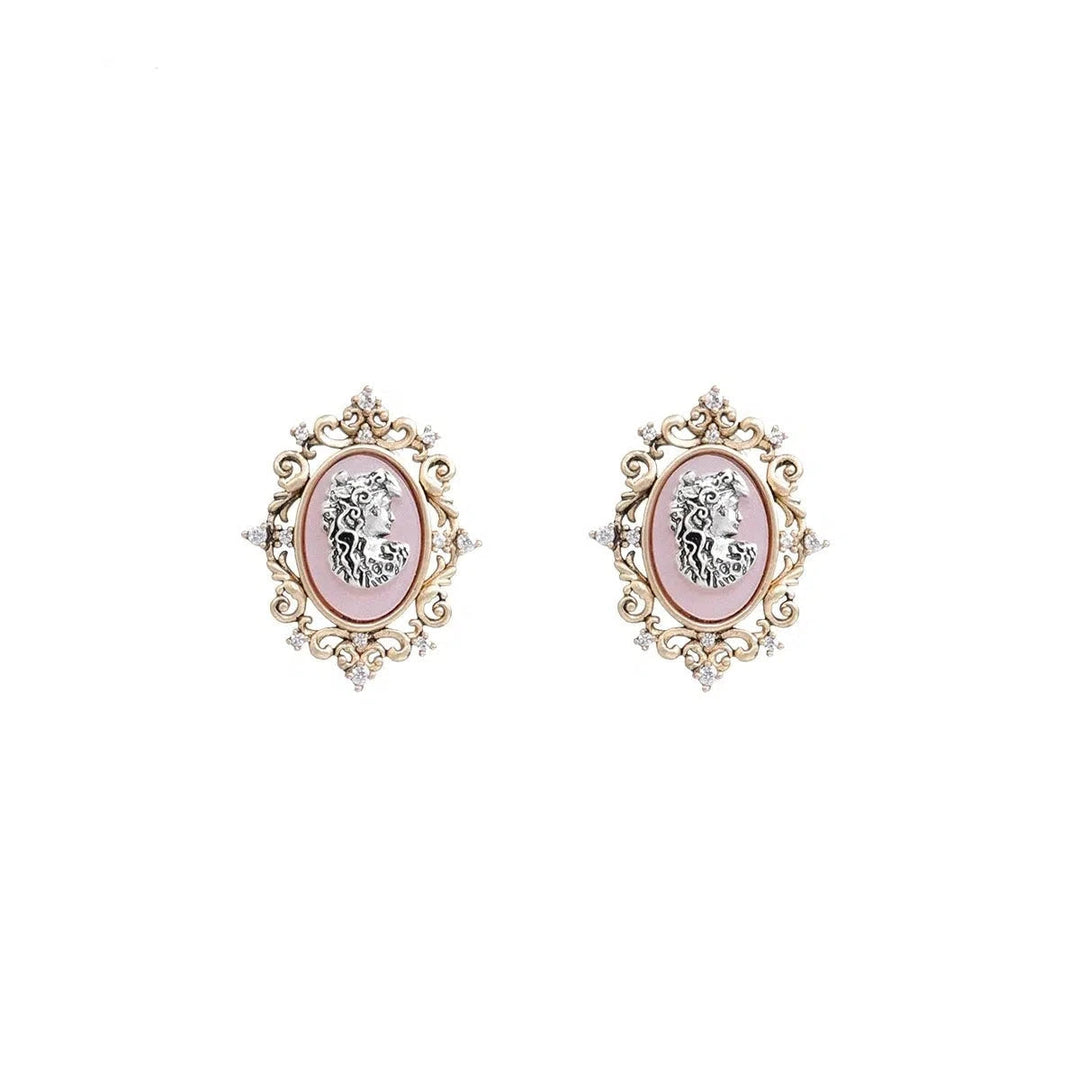 Cameo Stud Earrings