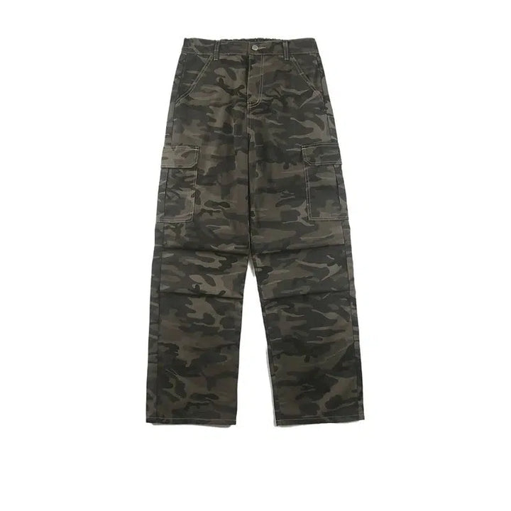 Camouflage Cargo Casual Pants