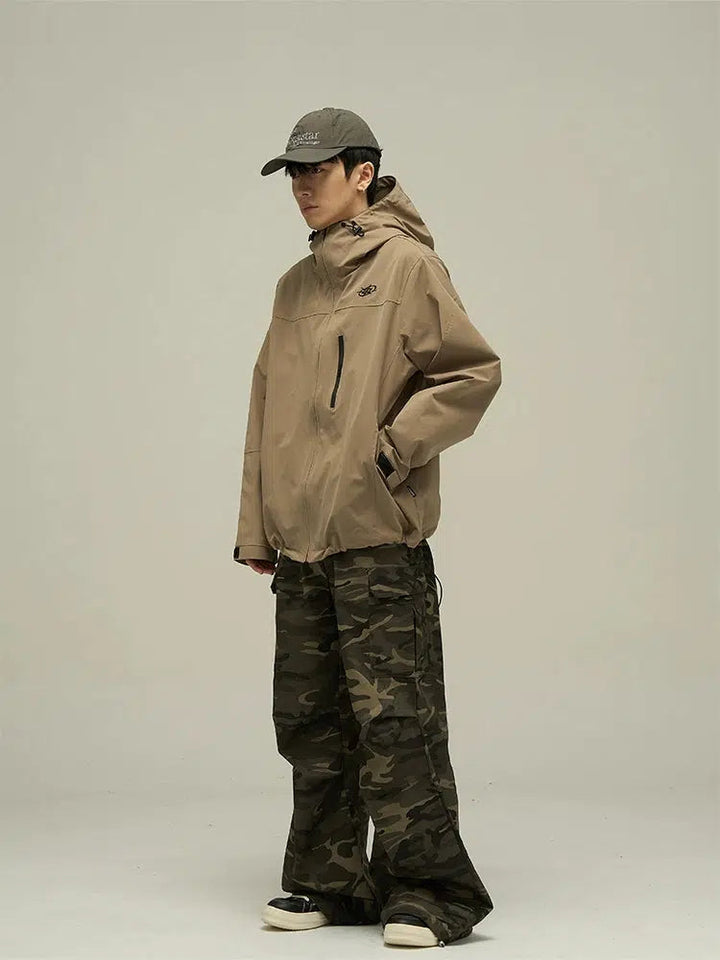 Camouflage Cargo Parachute Pants