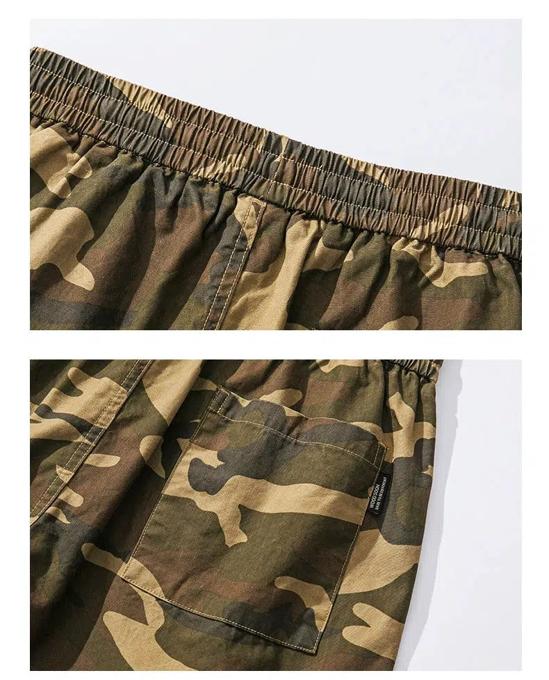 Camouflage Cargo Shorts