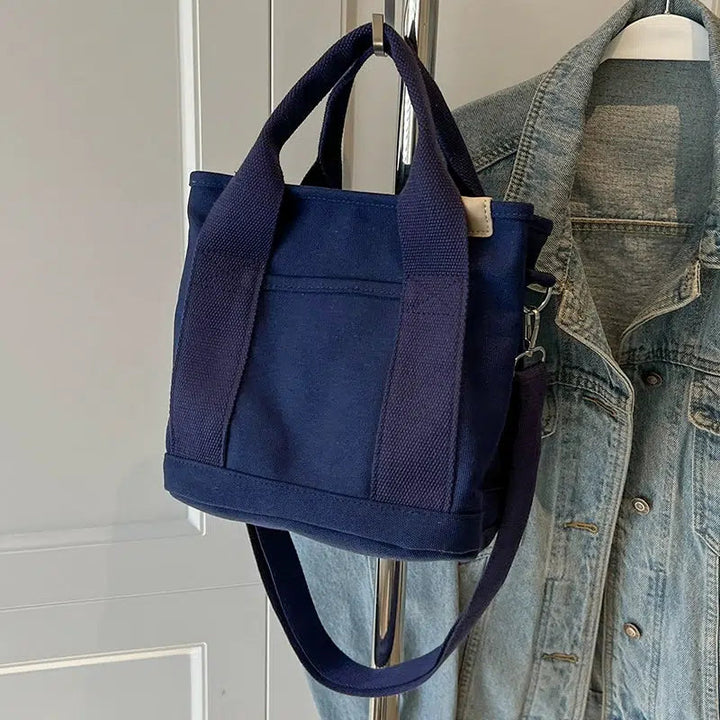 Canvas Bucket Shaped Bag