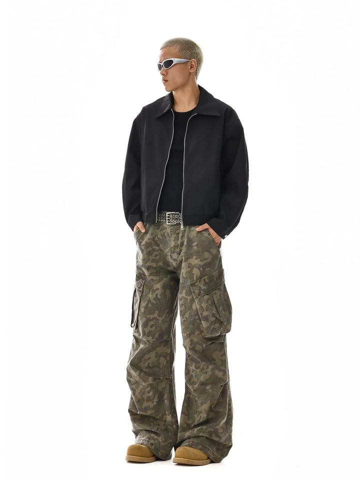 Multi-pocket Camo Cargo Pants