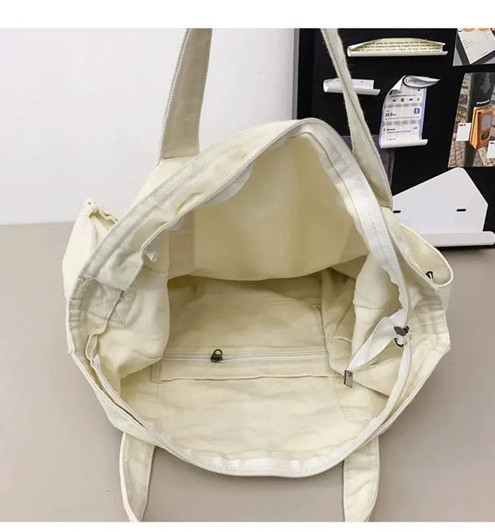 Casual Canvas Shoulder Bag