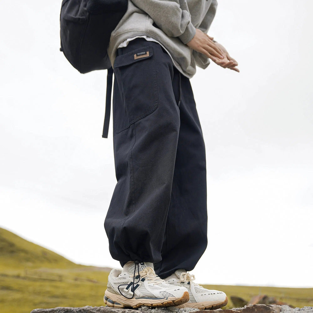 Cargo Pants with Elastic Cuffs