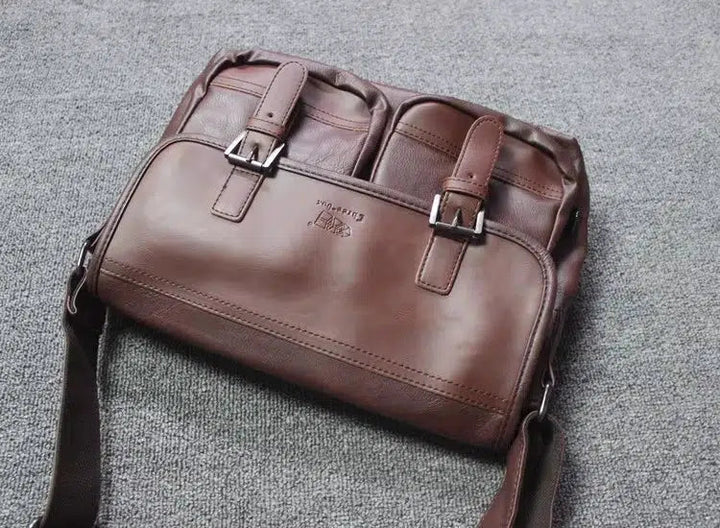 Casual College Style Leather Bag