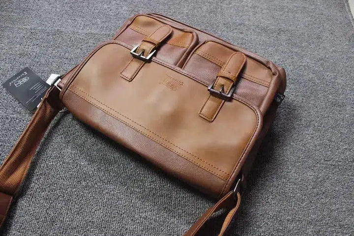 Casual College Style Leather Bag