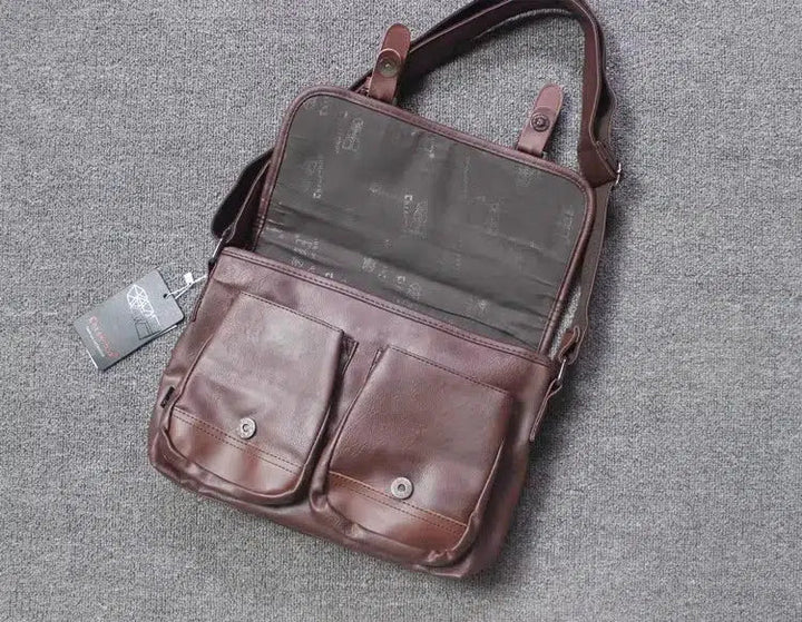 Casual College Style Leather Bag