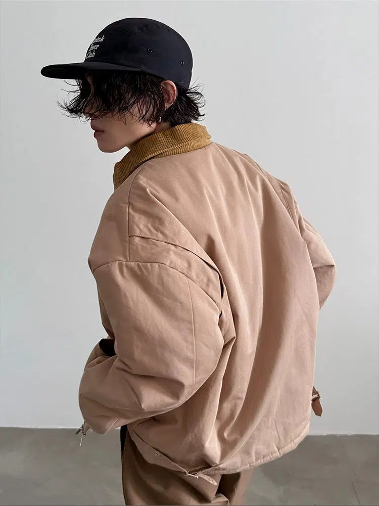 Casual Corduroy Collar Jacket