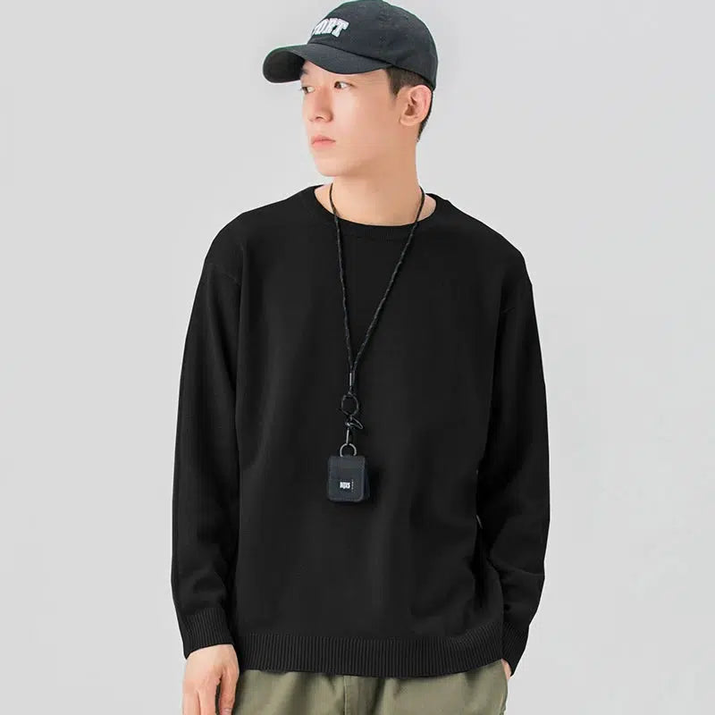 Casual Crew Neck Sweater